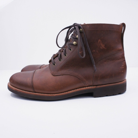 JCREW Kenton Cap-Toe Boots Burnished Tobacco - Picture 4 of 5